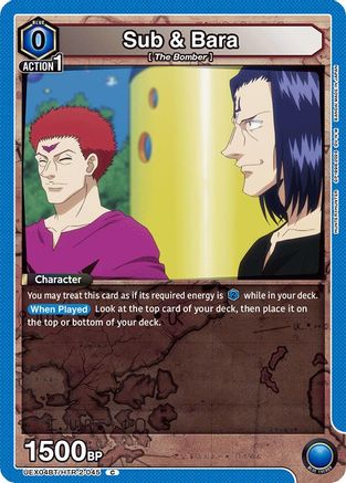 Sub & Bara (Box Topper Foil) (UEX04BT/HTR-2-045) [UEX04BT: HUNTER X HUNTER Vol.2] Foil - Deck Out Gaming