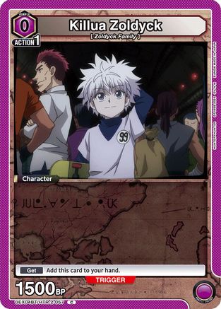 Killua Zoldyck (057) (Box Topper Foil) (UEX04BT/HTR-2-057) [UEX04BT: HUNTER X HUNTER Vol.2] Foil - Deck Out Gaming