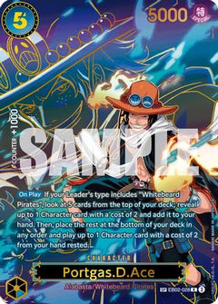 Portgas.D.Ace - EB02-028 (SP) (EB02-028) [Carrying On His Will] Foil - Deck Out Gaming