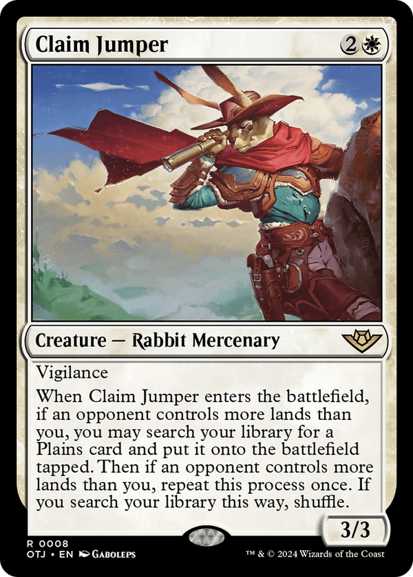 Claim Jumper (8) [Outlaws of Thunder Junction] foil - Deck Out Gaming