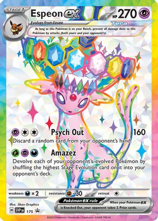 Espeon ex - 175 (SVP) [SV: Scarlet & Violet Promo Cards] Holofoil