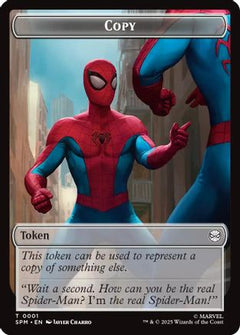 Copy // Human Citizen Double-Sided Token (1) [Marvel's Spider-Man] - Deck Out Gaming