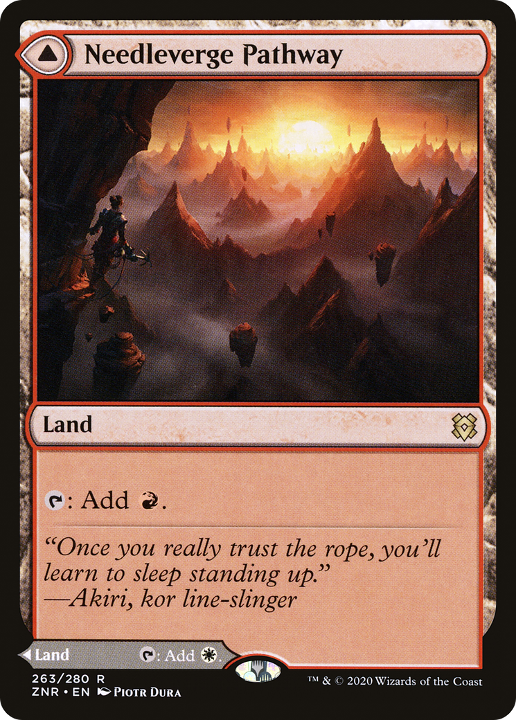 Needleverge Pathway (263) [Zendikar Rising] - Deck Out Gaming