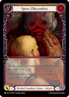 Spew Obscenities - LGS421 (LGS421) [Flesh and Blood: Promo Cards] Cold Foil - Deck Out Gaming