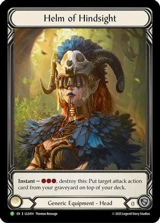 Helm of Hindsight - LGS414 (LGS414) [Flesh and Blood: Promo Cards] Cold Foil - Deck Out Gaming