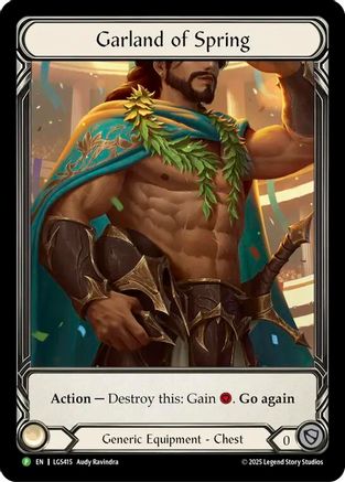 Garland of Spring - LGS415 (LGS415) [Flesh and Blood: Promo Cards] Cold Foil - Deck Out Gaming