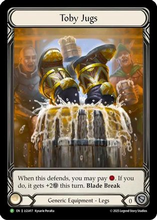Toby Jugs - LGS417 (LGS417) [Flesh and Blood: Promo Cards] Cold Foil - Deck Out Gaming