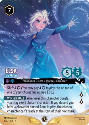 Elsa - Ice Maker (6) [Disney Lorcana Promo Cards] - Deck Out Gaming