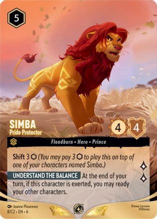 Simba - Pride Protector (8) [Disney Lorcana Promo Cards] Holofoil - Deck Out Gaming