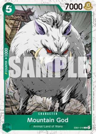 Mountain God (Pirate Foil) (EB01-018) [Premium Booster -The Best- Vol. 2] Foil - Deck Out Gaming