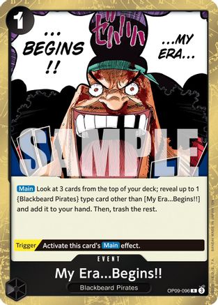 My Era...Begins!! (Reprint) (OP09-096) [Premium Booster -The Best- Vol. 2] Foil - Deck Out Gaming