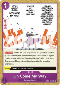 Oh Come My Way (Reprint) (EB01-038) [Premium Booster -The Best- Vol. 2] - Deck Out Gaming