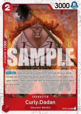 Curly.Dadan (Pirate Foil) (OP02-005) [Premium Booster -The Best- Vol. 2] Foil - Deck Out Gaming