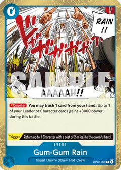 Gum-Gum Rain (Reprint) (OP02-068) [Premium Booster -The Best- Vol. 2] Foil - Deck Out Gaming