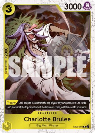 Charlotte Brulee (Pirate Foil) (ST20-003) [Premium Booster -The Best- Vol. 2] Foil - Deck Out Gaming