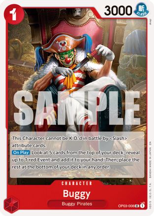 Buggy - OP03-008 (Reprint) (OP03-008) [Premium Booster -The Best- Vol. 2] - Deck Out Gaming
