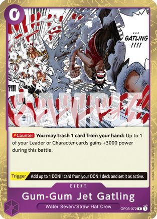 Gum-Gum Jet Gatling (Reprint) (OP03-072) [Premium Booster -The Best- Vol. 2] Foil - Deck Out Gaming