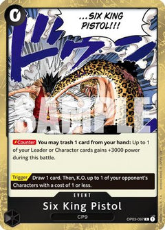 Six King Pistol (Reprint) (OP03-097) [Premium Booster -The Best- Vol. 2] Foil - Deck Out Gaming
