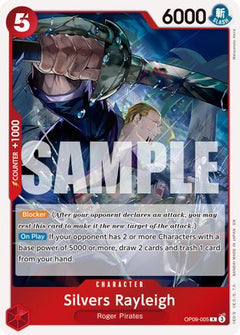Silvers Rayleigh - OP09-005 (Reprint) (OP09-005) [Premium Booster -The Best- Vol. 2] Foil - Deck Out Gaming