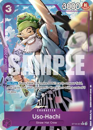 Uso-Hachi (Alternate Art) (ST18-001) [Premium Booster -The Best- Vol. 2] Foil - Deck Out Gaming