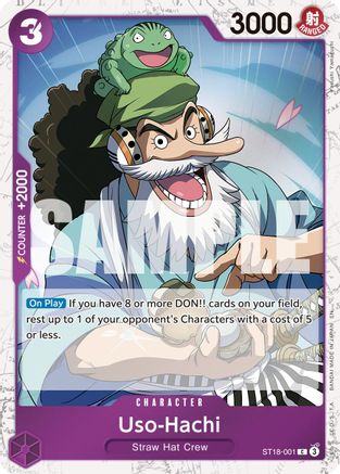 Uso-Hachi (Pirate Foil) (ST18-001) [Premium Booster -The Best- Vol. 2] Foil - Deck Out Gaming