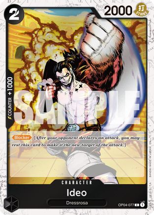 Ideo (Pirate Foil) (OP04-077) [Premium Booster -The Best- Vol. 2] Foil - Deck Out Gaming