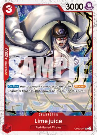 Limejuice (Pirate Foil) (OP09-014) [Premium Booster -The Best- Vol. 2] Foil - Deck Out Gaming