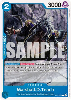 Marshall.D.Teach - ST17-005 (ST17-005) [Premium Booster -The Best- Vol. 2] - Deck Out Gaming