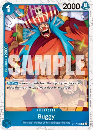 Buggy - ST17-003 (Pirate Foil) (ST17-003) [Premium Booster -The Best- Vol. 2] Foil - Deck Out Gaming