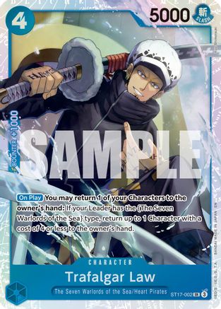 Trafalgar Law - ST17-002 (Reprint) (ST17-002) [Premium Booster -The Best- Vol. 2] Foil - Deck Out Gaming