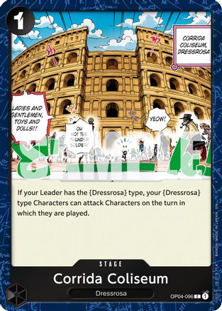 Corrida Coliseum (Pirate Foil) (OP04-096) [Premium Booster -The Best- Vol. 2] Foil - Deck Out Gaming