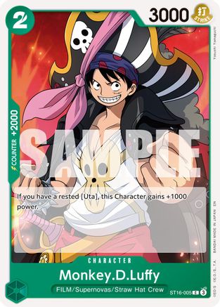 Monkey.D.Luffy - ST16-005 (Reprint) (ST16-005) [Premium Booster -The Best- Vol. 2] - Deck Out Gaming
