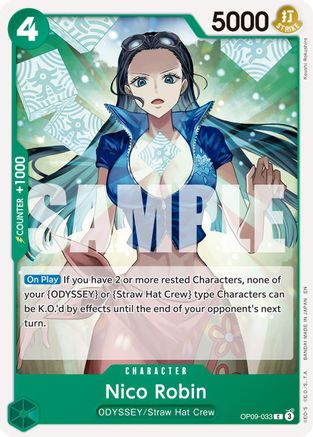 Nico Robin - OP09-033 (Reprint) (OP09-033) [Premium Booster -The Best- Vol. 2] - Deck Out Gaming