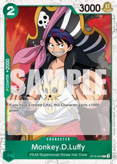 Monkey.D.Luffy - ST16-005 (Pirate Foil) (ST16-005) [Premium Booster -The Best- Vol. 2] Foil - Deck Out Gaming