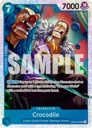 Crocodile - OP09-046 (Reprint) (OP09-046) [Premium Booster -The Best- Vol. 2] Foil - Deck Out Gaming