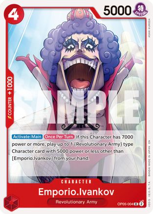 Emporio.Ivankov (Reprint) (OP05-004) [Premium Booster -The Best- Vol. 2] - Deck Out Gaming