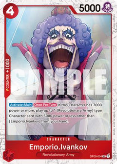 Emporio.Ivankov (Pirate Foil) (OP05-004) [Premium Booster -The Best- Vol. 2] Foil - Deck Out Gaming