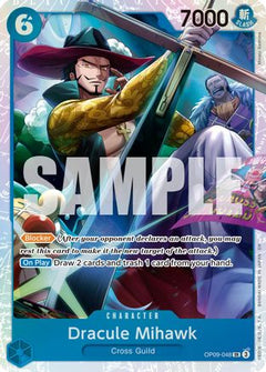 Dracule Mihawk - OP09-048 (Reprint) (OP09-048) [Premium Booster -The Best- Vol. 2] Foil - Deck Out Gaming