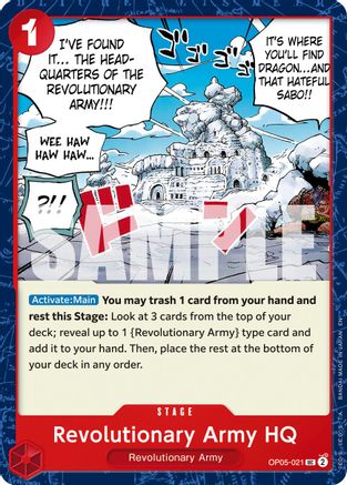 Revolutionary Army HQ (Reprint) (OP05-021) [Premium Booster -The Best- Vol. 2] - Deck Out Gaming