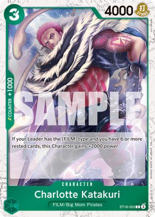 Charlotte Katakuri (Pirate Foil) (ST16-003) [Premium Booster -The Best- Vol. 2] Foil - Deck Out Gaming