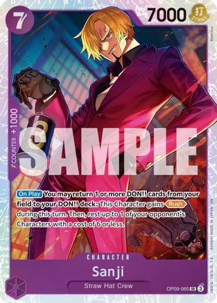 Sanji - OP09-065 (Reprint) (OP09-065) [Premium Booster -The Best- Vol. 2] Foil - Deck Out Gaming