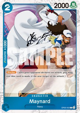 Maynard (Pirate Foil) (OP05-052) [Premium Booster -The Best- Vol. 2] Foil - Deck Out Gaming