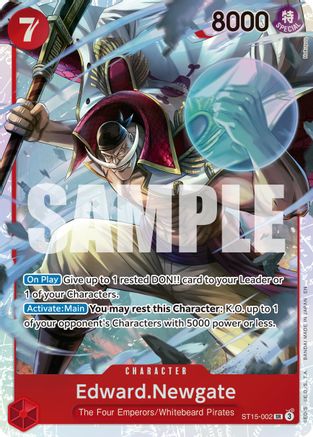 Edward.Newgate - ST15-002 (Reprint) (ST15-002) [Premium Booster -The Best- Vol. 2] Foil - Deck Out Gaming