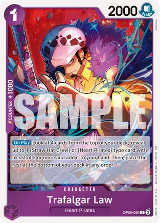 Trafalgar Law - OP09-069 (Reprint) (OP09-069) [Premium Booster -The Best- Vol. 2] Foil - Deck Out Gaming