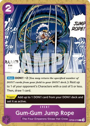 Gum-Gum Jump Rope (Reprint) (OP09-079) [Premium Booster -The Best- Vol. 2] - Deck Out Gaming