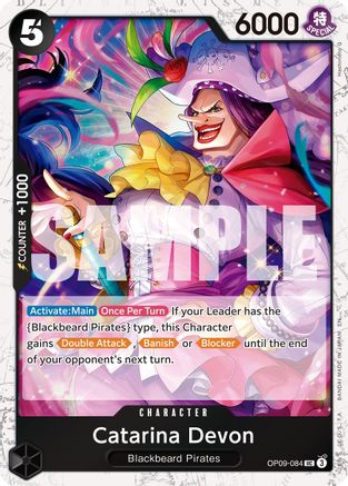 Catarina Devon (Pirate Foil) (OP09-084) [Premium Booster -The Best- Vol. 2] Foil - Deck Out Gaming