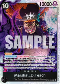 Marshall.D.Teach - OP09-093 (Reprint) (OP09-093) [Premium Booster -The Best- Vol. 2] Foil - Deck Out Gaming