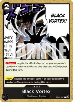 Black Vortex (Reprint) (OP09-097) [Premium Booster -The Best- Vol. 2] - Deck Out Gaming