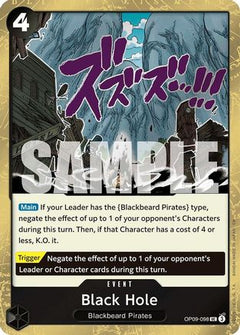 Black Hole (Pirate Foil) (OP09-098) [Premium Booster -The Best- Vol. 2] Foil - Deck Out Gaming