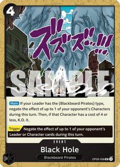 Black Hole (Reprint) (OP09-098) [Premium Booster -The Best- Vol. 2] - Deck Out Gaming